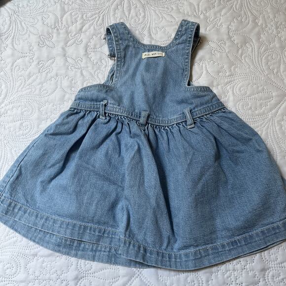 Gap Denim Skirtall Dress Size 6-12 Months - Picture 5 of 5